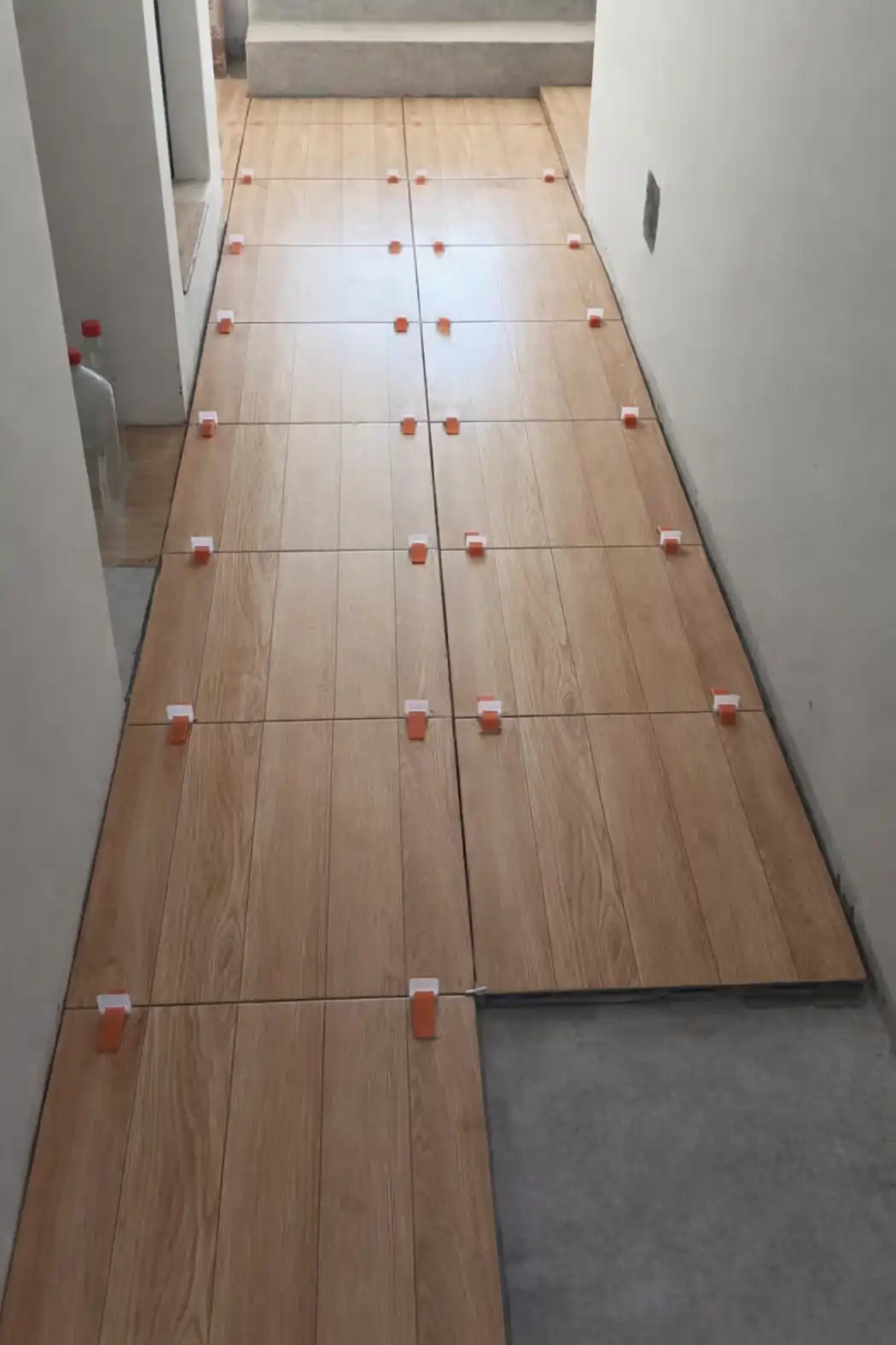 Instalación terminada de porcelanato